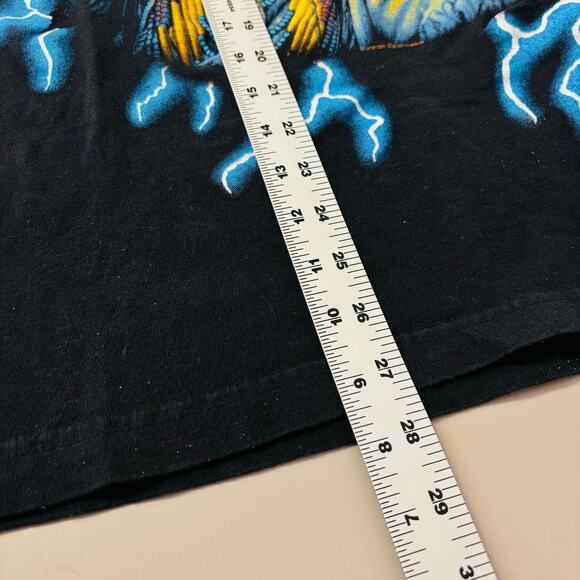 Vintage American Thunder Eagle AOP Size XL Single Stitch Lightning 90’s - Picture 12 of 12